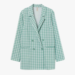 Linen Check Blazer